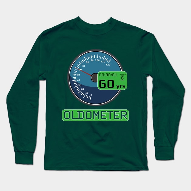 oldometer 60 Long Sleeve T-Shirt by PunnyPoyoShop